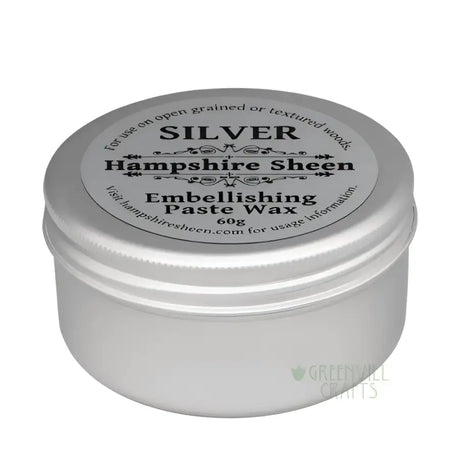 Embellishing Wax - Silver - 60g - Hampshire Sheen - Fast shipping