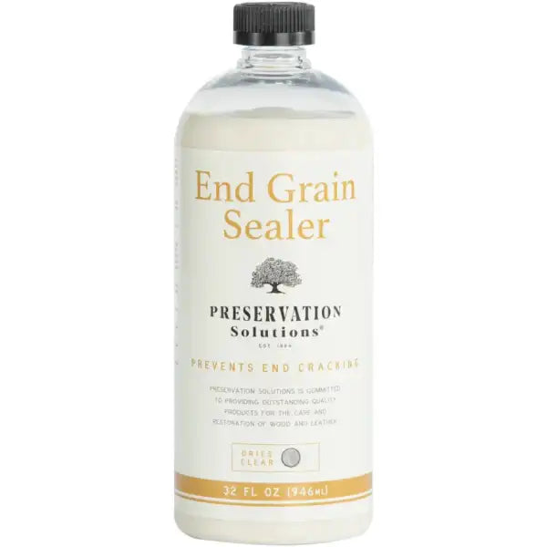 End Grain Sealer - Preservation Solutions - Sealant Clear is an easy to use wax emulsion that applied the end grain