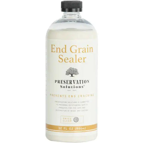 End Grain Sealer - Preservation Solutions - Sealant Clear is an easy to use wax emulsion that applied the end grain
