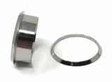 Titanium ring core - Bevelled Edges - 8mm with 5mm insert groove - Ring Cores - Fast shipping