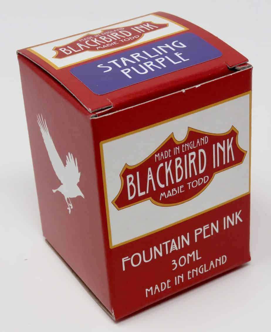 Starling Purple Fountain Pen Ink Blackbird Ink