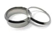 Titanium ring core - Bevelled Edges - 8mm with 5mm insert groove - Ring Cores - Fast shipping