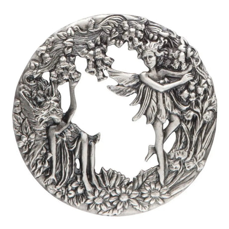 Fairies - Decorative Pewter Lid (Potpourri) - Pewter Lid - Fast shipping