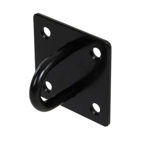 Fixman Chain Plate Black Ring 50mm x - Corrosion-resistant and weatherproof. Internal or external use.