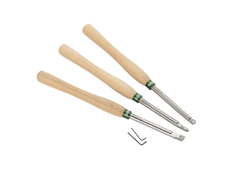 Record Power ProComfort Carbide Tipped Turning Tool Set of 3