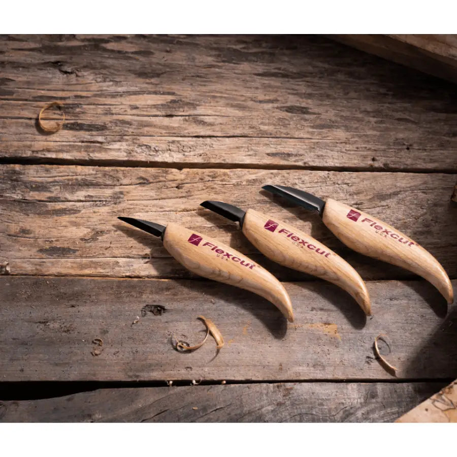 Flexcut 3 Knife Starter Carving Set (KN500) - Tools - Fast shipping