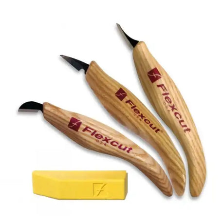 Flexcut Detail Knife Set - Carving Tools have put together the perfect package to get you started in carving