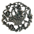 Flower Basket - Decorative Pewter Lid (Potpourri) - Fast shipping