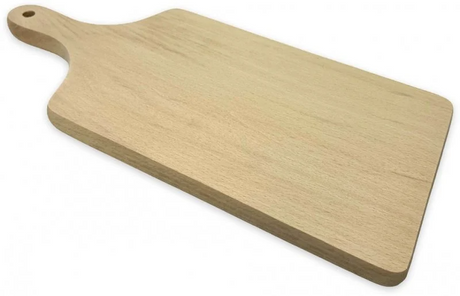 Beech wooden paddle cutting boards or serving platters for pyrography or resin decorations
