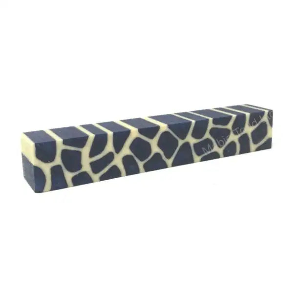 Giraffe & Zebra Pen Blanks - The pen blanks are made with quality 100% Alumilite Resin by KD Creative Woodworks in USA