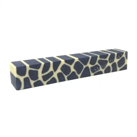 Giraffe & Zebra Pen Blanks - Navy Blue - The pen blanks are made with quality 100% Alumilite Resin by KD Creative