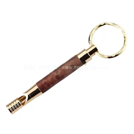 Gold Keyring Whistle Kit - Project To make the keyring whistle kit a 7mm drill bit is required for blank.