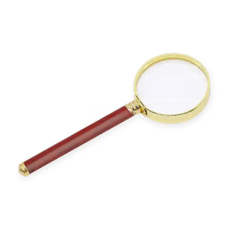 Gold Magnifying Glass Project Kit - Art & Craft Kits Magnify up to 5 times Diameter Approx 6.3cm, gold plating Requires