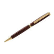 Gold Slimline Pen Kit - The Gold is also available in a selection of quality coloured platings, this comes in gold