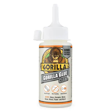 Gorilla Glue Clear - 110ml - & Adhesives The crystal-clear glue for virtually invisible fixes. strength and versatility