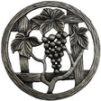 Grapevine - Decorative Pewter Lid (Potpourri) - Fast shipping