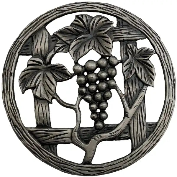 Grapevine - Decorative Pewter Lid (Potpourri) - Grapevine design decorative pewter lid The perforated lids are often