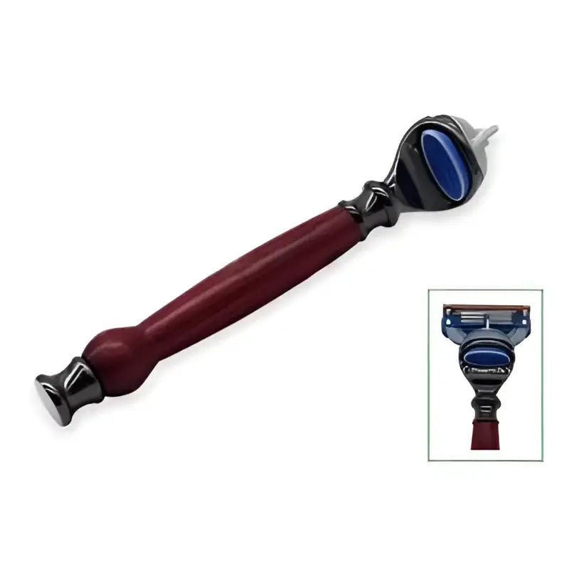 Gun Metal Fusion Razor Handle Kit - Kits - Fast shipping