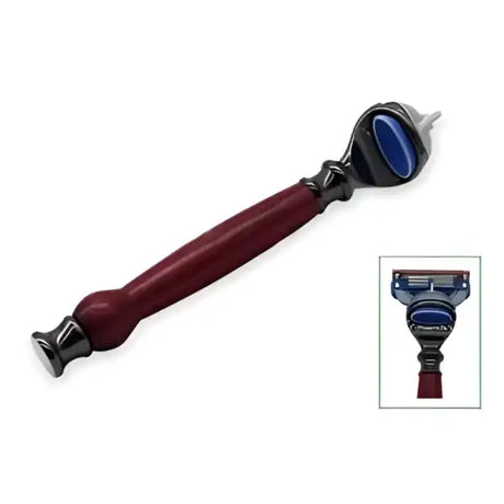 Gun Metal Fusion Razor Handle Kit - Kits Use the popular Gillette razor blades (Blades not included