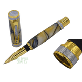 Hawaiian Love Fountain Pen Kits - Gold & Chrome - Turning - Fast shipping