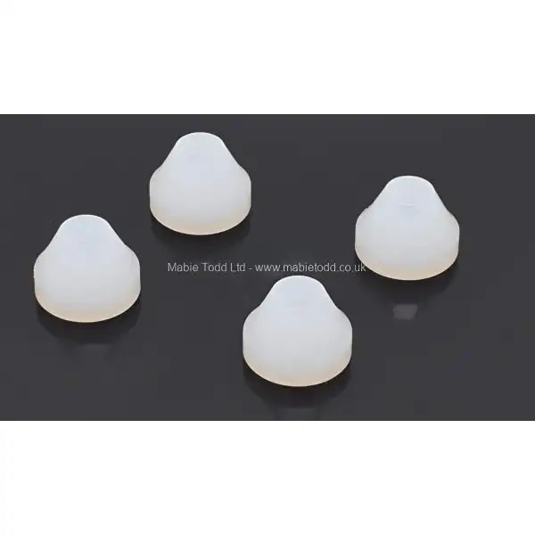 HDPE Non-stick Finishing Bushings - Set of 4 They are used in place the metal pen bushings for applying finish