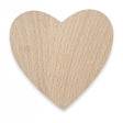 Heart Pyrography Wooden Blanks - Fast shipping