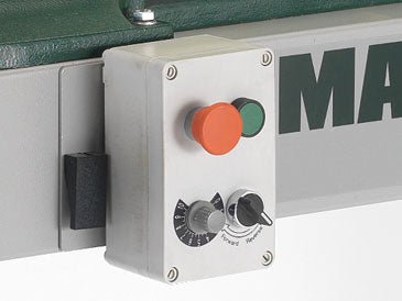 Electronic Variable Speed  Easy and instant speed control is achieved using the premium quality European made Schneider inverter, the industrial solution to variable speed control.