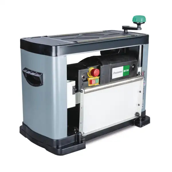 Holzstar DH 330 Bench Thicknesser - Portable thicknessing planer with mm planing width 330x152mm + Foldaway extension
