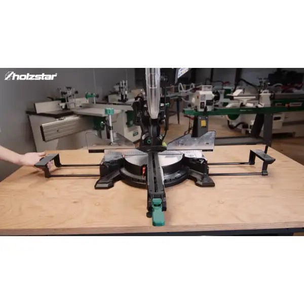 Holzstar KGZ 305 EI 305mm Double bevel sliding crosscut mitre saw + laser - The Holzmann E is a powerful, mobile,