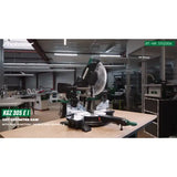 Holzstar KGZ 305 EI 305mm Double bevel sliding crosscut mitre saw + laser - The Holzmann E is a powerful, mobile,