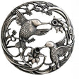Hummingbirds - Decorative Pewter Lid - Fast shipping