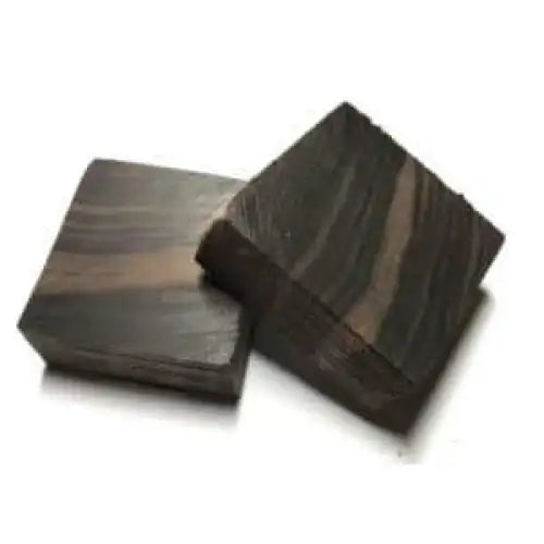 Indian Ebony Wood Ring Blanks - Size approx 40mm x 15mm - More than large enough for all sizes of ring cores.