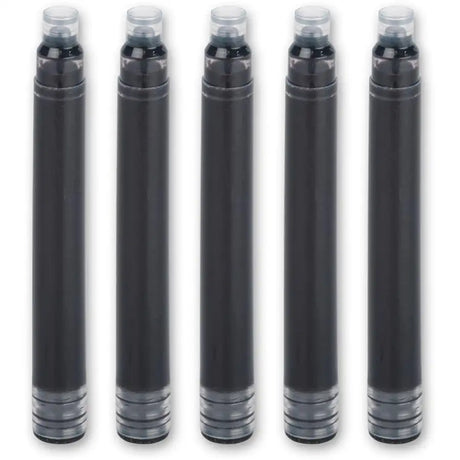 Ink Cartridges for Empress Fountain Pens - Black (Pkt 5) - Pen Refills - Fast shipping