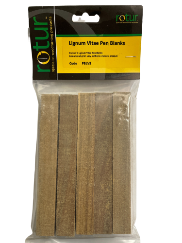 Lignum Vitae Pen Turning Blanks - Pack of 5 - Exotic Hardwood Pen Blanks - Fast shipping