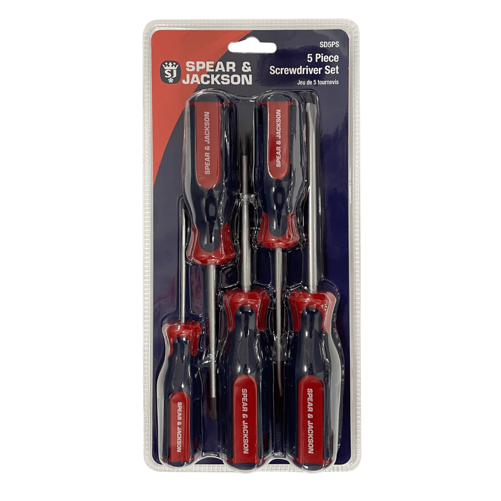 Spear & Jackson 5 Piece Screwdriver Set - SD5PS