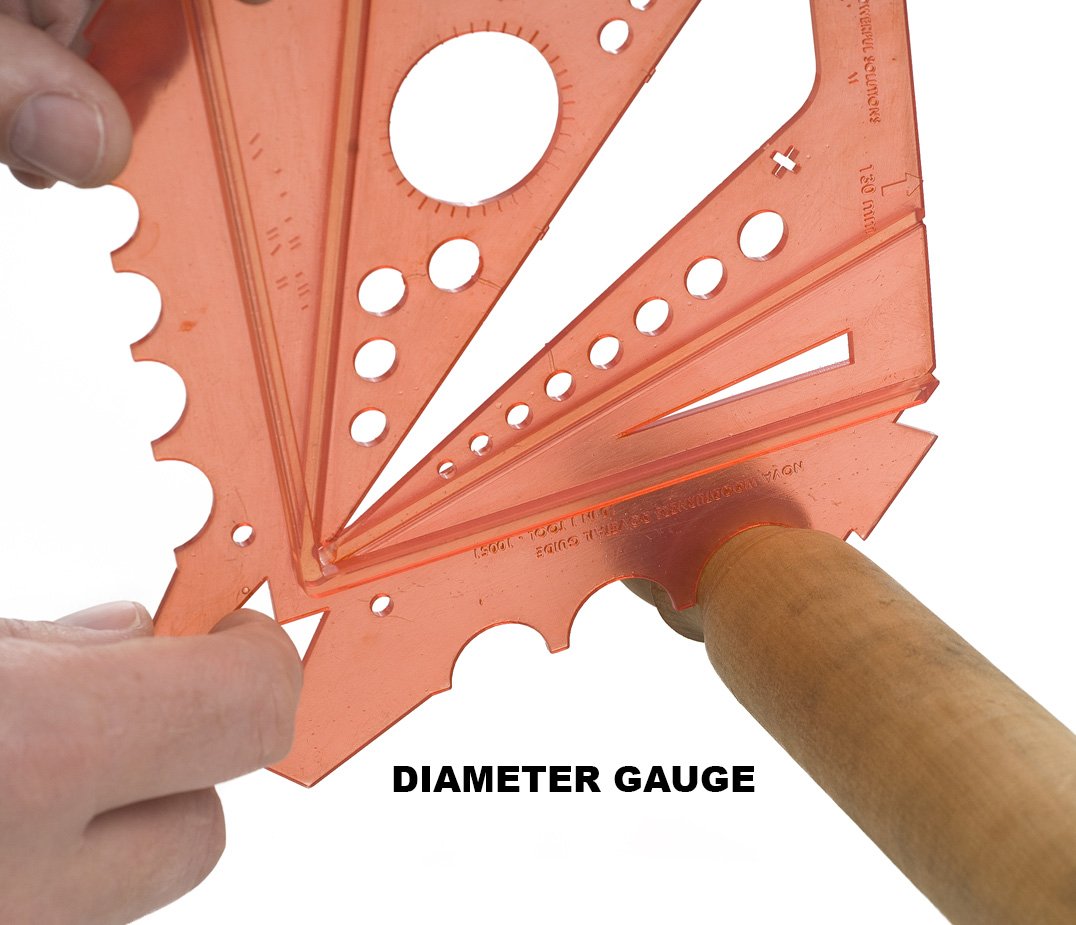 Quickly and easily work out your dovetails accurately Contains many of the useful measuring and gauging functions used in the wider workshop Strong and durable materials Over 10 handy measuring and gauging functions Most comprehensive workshop gauge available Only gauge available for NOVA chuck jaw dovetail measurement