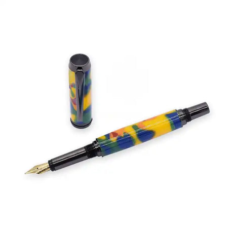 Jr Gent Fountain Pen Kit (upgraded) - Gun Metal (Gold nib) - Gentleman Kits This is the upgraded version of (Jr Gent)