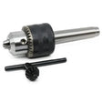 Keyed Chuck & Mandrel 2MT - Chucks Also called a Drill and Jacobs screws into the chuck then inserted your lathe.