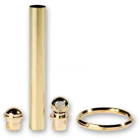 Keyring Kit - Gold Plated - Key ring kits are fantastic way to use up scraps of acrylic or wood and great sellers