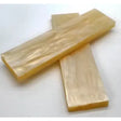 Kirinite Aged Ivory / Antique Pearl Knife Scales - Set of 2 - Fast shipping