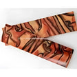 Kirinite Bengal Tiger Knife Scales - Set of 2 - Great for bushcraft skills, making hand made knifes etc Sized approx