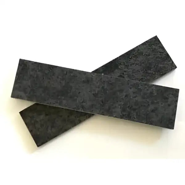 Kirinite Black Ice Knife Scales - Set of 2 - Great for bushcraft skills, making hand made knifes etc Sized approx 150mm