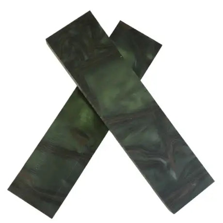 Kirinite Jungle Camo Knife Scales - Set of 2 - Great for bushcraft skills, making hand made knifes etc Available in 3