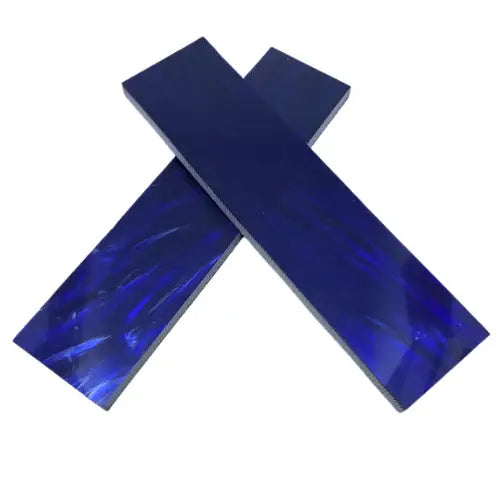 Kirinite Midnight Blue Knife Scales - Set of 2 - Fast shipping