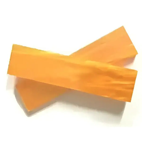 Kirinite Orange Pearl / Solar Flare Knife Scales - Set of 2 - Sized approx 150mm x 40mm (6 1.5.