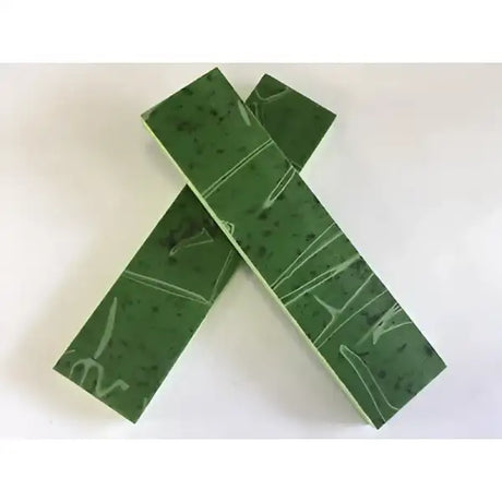 Kirinite Pepper Jade Knife Scales - Set of 2 - Great for bushcraft skills, making hand made knifes etc Sized approx