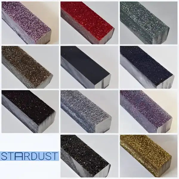 Kirinite Stardust Glitter Pen Blanks - The fantastic new range of glitter pen blanks from We introduce the collection