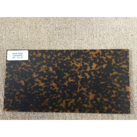 Kirinite Tortoiseshell Craft Sheet 6mm x 300mm 150mm Acrylic Sheets Fast shipping