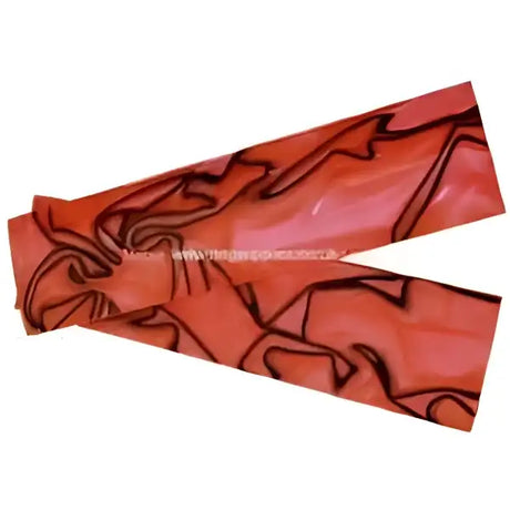 Kirinite Toxic Orange Knife Scales - Set of 2 - 6mm - Great for bushcraft skills, making hand made knifes etc Sized