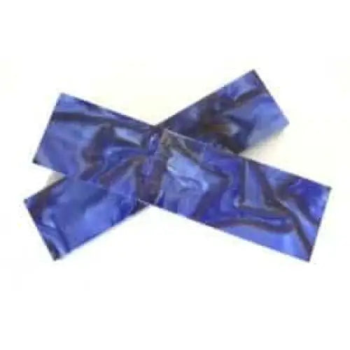 Kirinite Vivid Blue Knife Scales - Set of 2 - 6mm - Fast shipping